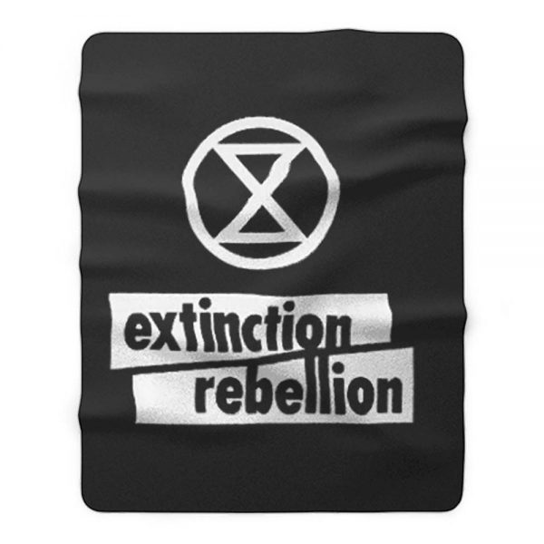 Extinction Rebellion Fleece Blanket