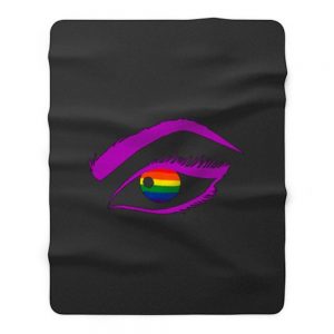 Eye LGBT Lesbian Gay Bisexual Transgender Fleece Blanket