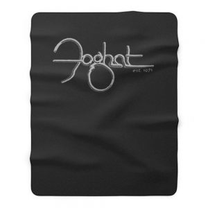 FOGHAT LOGO ESTABLISHED 1971 HARD ROCK STEPPENWOLF Fleece Blanket