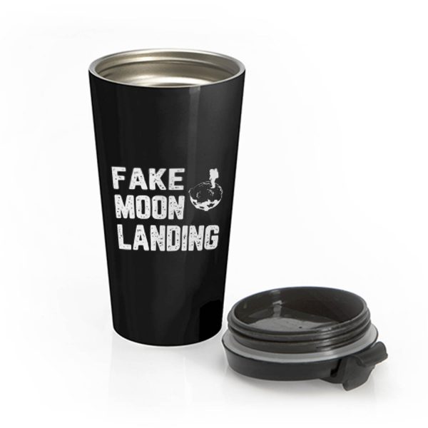 Fake News Landing Stainless Steel Travel Mug