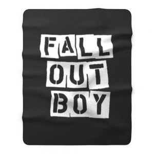 Fall Out Boy Fleece Blanket