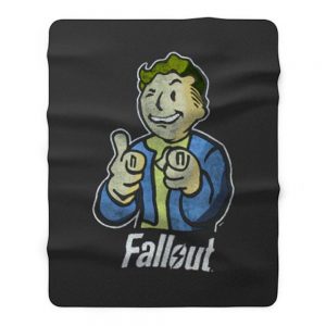 Fallout Vault Boy Fleece Blanket