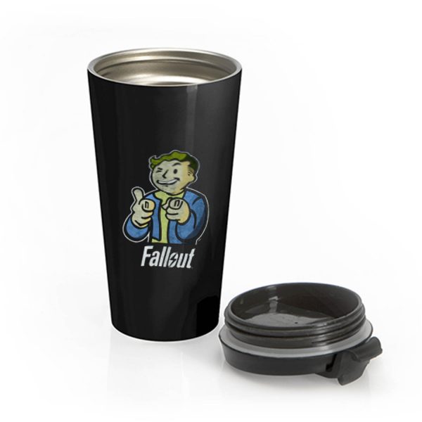 Fallout Vault Boy Stainless Steel Travel Mug