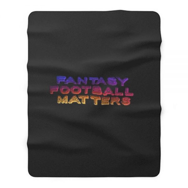 Fantasyfootbal Matters Vintage Fleece Blanket