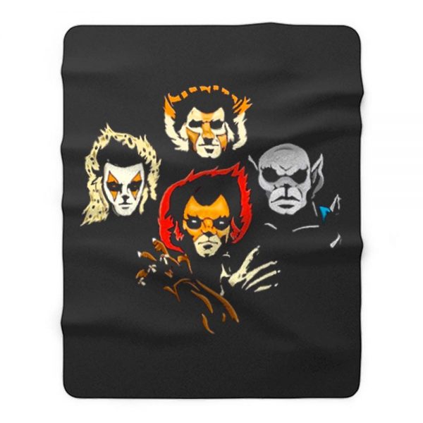 Feline Rhapsody Queen Band Parody Fleece Blanket