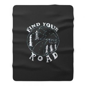 Find Your Road Fleece Blanket