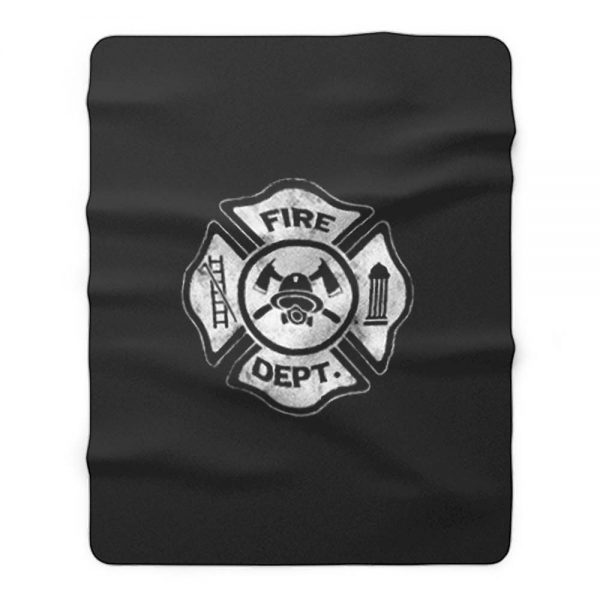 Fire Dept Fleece Blanket