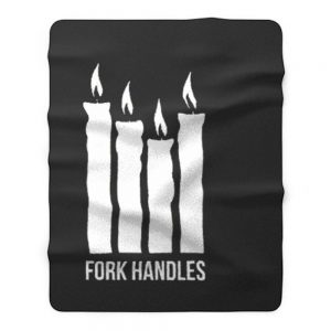 Fork Handles The Two Ronnies Four Candles Fleece Blanket