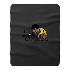 Freddie Mercury Vintage Fleece Blanket