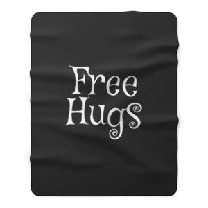 Free Hugs Funny Fleece Blanket