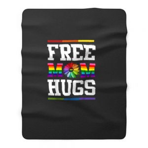 Free Mom Hugs Fleece Blanket