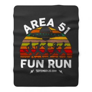 Fun Run Area 51 Fleece Blanket