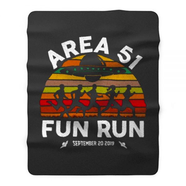 Fun Run Area 51 Fleece Blanket