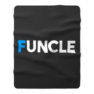 Fun Uncle Gift Idea Father Granddad Aunt Godfather Fleece Blanket