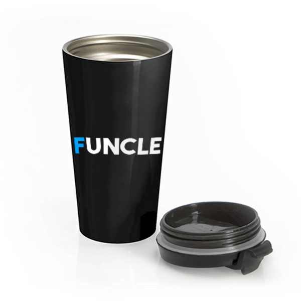 Fun Uncle Gift Idea Father Granddad Aunt Godfather Stainless Steel Travel Mug