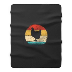 Funny Chicken Fleece Blanket