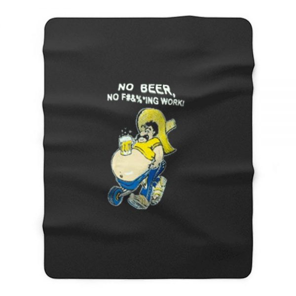 Funny Drinking Fleece Blanket