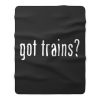 Funny Train Model Locomotive Steam Railroad Engine Fleece Blanket