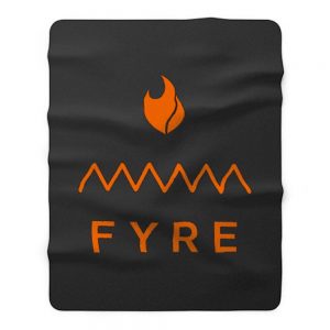 Fyre Festival Fleece Blanket