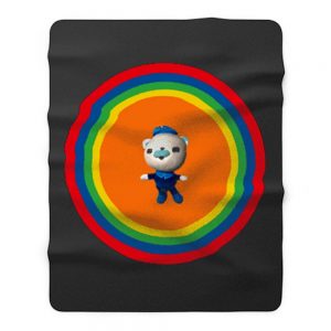 Gabriel Dresden Club Quarantine Blue Bear Fleece Blanket