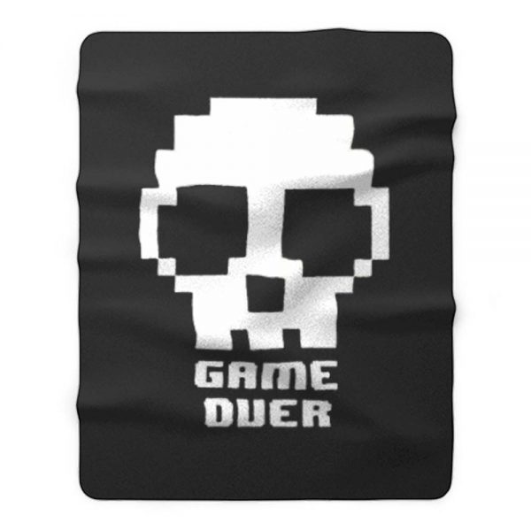 Game over Skul Fleece Blanket