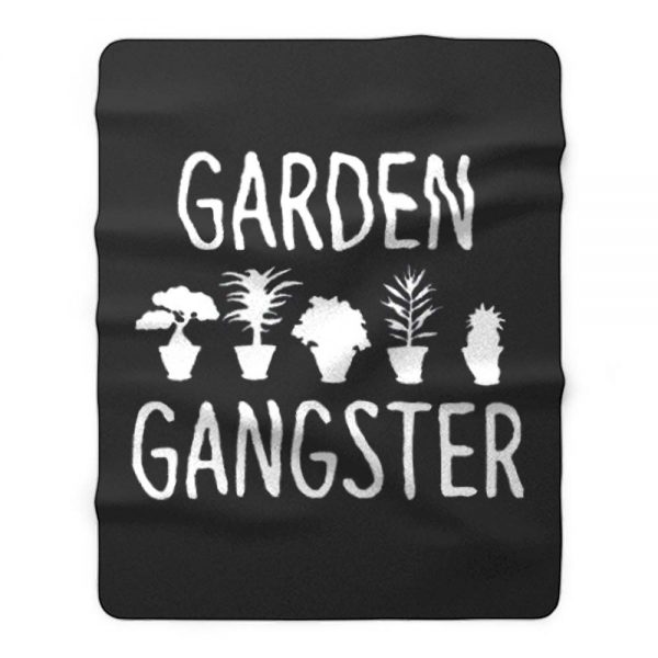 Garden Gangster Fleece Blanket