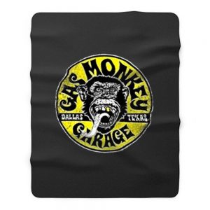 Gas Monkey Fleece Blanket