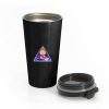 Geometric Abstract Stainless Steel Travel Mug