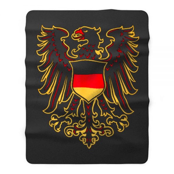 German Eagle Fleece Blanket