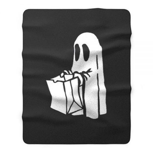 Gespenst Trick or Treat Halloween Fleece Blanket