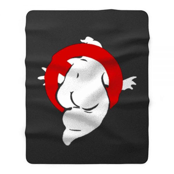 Ghostbuttsters The backside of the Ghostbusters Humorous Fleece Blanket