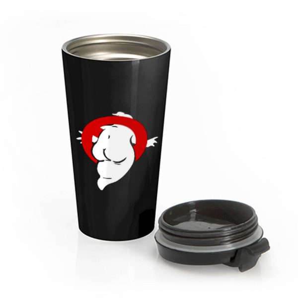 Ghostbuttsters The backside of the Ghostbusters Humorous Stainless Steel Travel Mug
