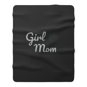 Girl Mom Fleece Blanket