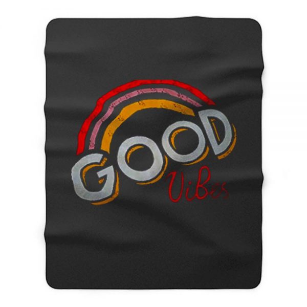 Good Vibes Fleece Blanket