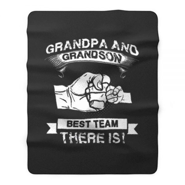 Grandpa and Grandson Fleece Blanket