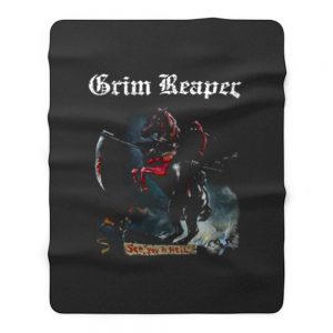 Grim Reaper See You In Hell 1983 Audioslave Fleece Blanket