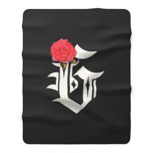 Grizzly Diamond Rose Fleece Blanket