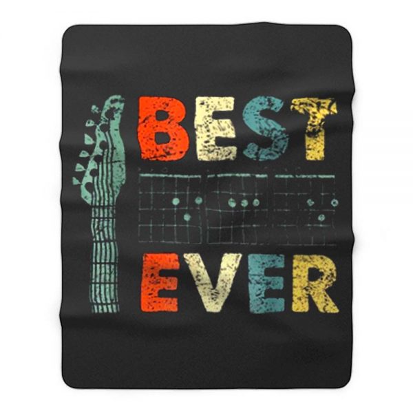 Guitar DAD Best Dad Ever Dads Who Plays Guitar Fleece Blanket