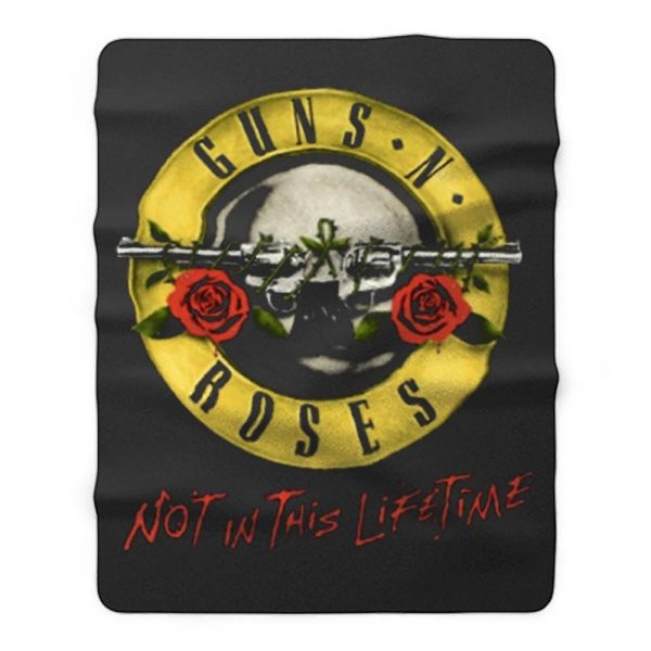 Guns N Roses GNR Not In This Lifetime Fleece Blanket