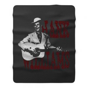 HANK WILLIAMS country western Fleece Blanket