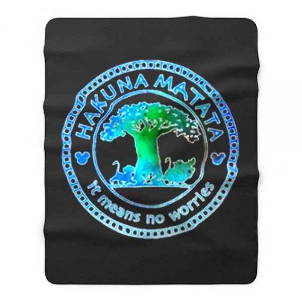 Hakuna Matata Disney Fleece Blanket