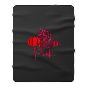 Halloween Pink Fleece Blanket