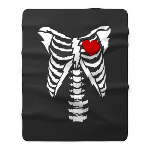 Halloween Skeleton Fleece Blanket