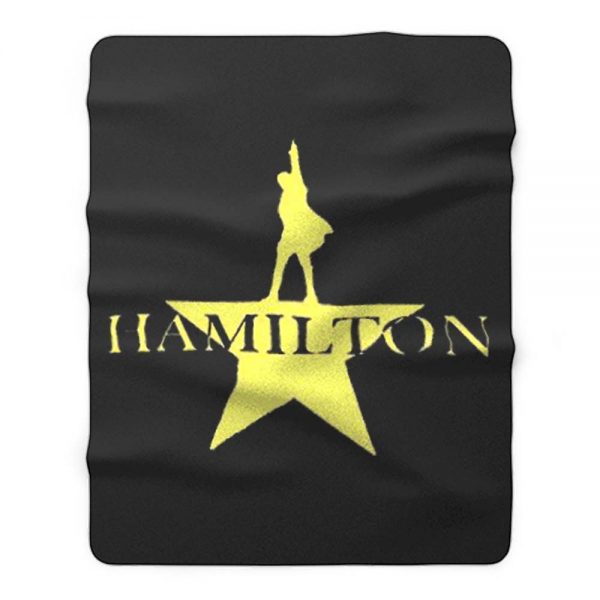 Hamilton American Musical Hamilton On Broadway Fleece Blanket