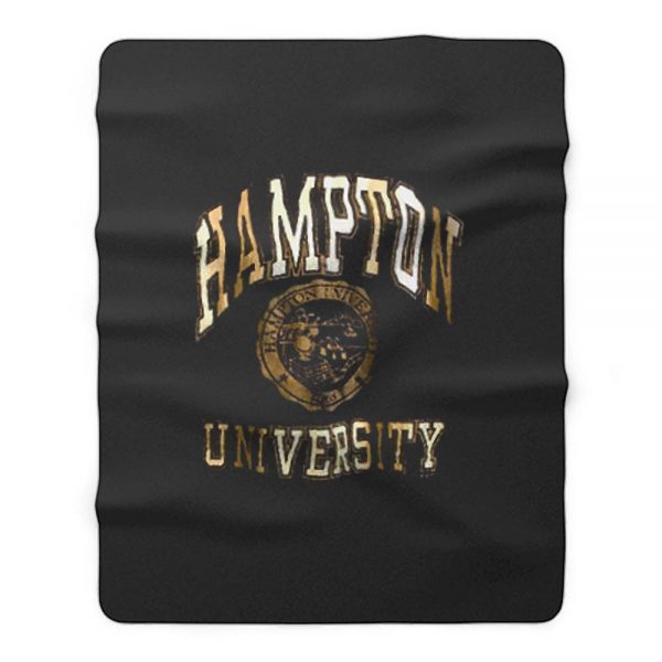 Hampton University Fleece Blanket