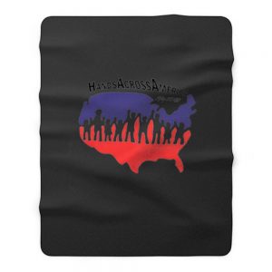 Hand Across America Fleece Blanket