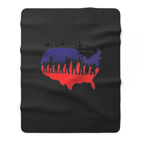 Hand Across America Fleece Blanket