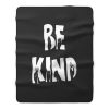 Hand Fingers Be Kind Fleece Blanket