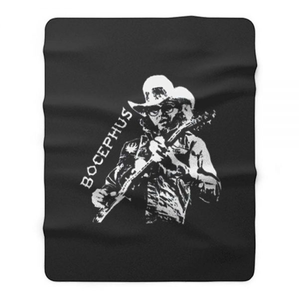 Hank Williams Jr Bocephus Vintage Fleece Blanket