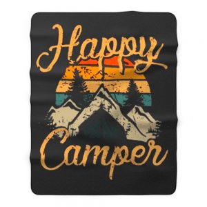 Happy Camper Camping Adventure Fleece Blanket